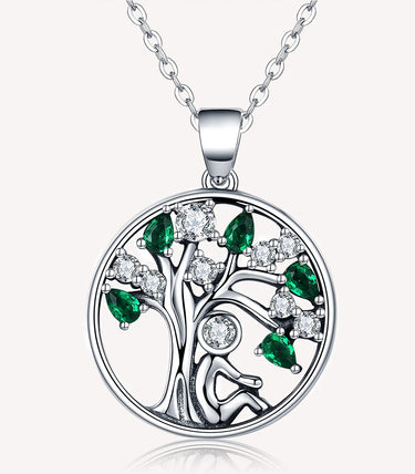 Сребърно колие "Семейна закрила"