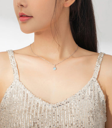 Сребърно колие „Символ на живота“