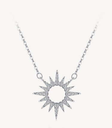 Сребърно колие " Светлина отвътре"