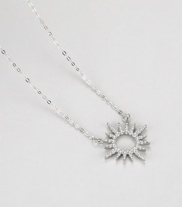 Сребърно колие " Светлина отвътре"