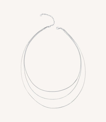 Сребърно колие "Тринити"