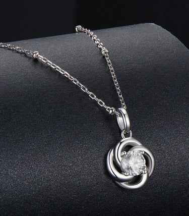 Сребърно колие "Trivia"