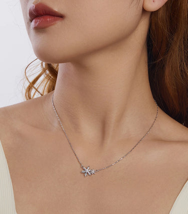 Сребърно колие "Заскрежена красота"