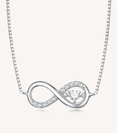 Сребърно колие „Завинаги“