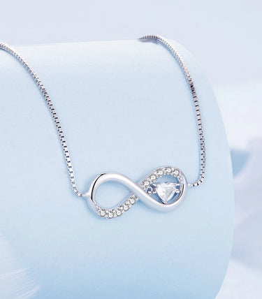 Сребърно колие „Завинаги“