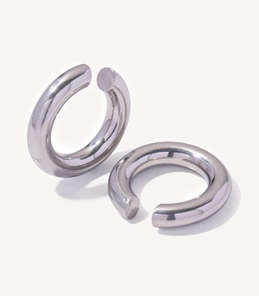 Тънки c-hoop обеци за хрущял