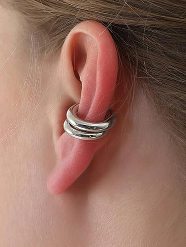 Тънки c-hoop обеци за хрущял