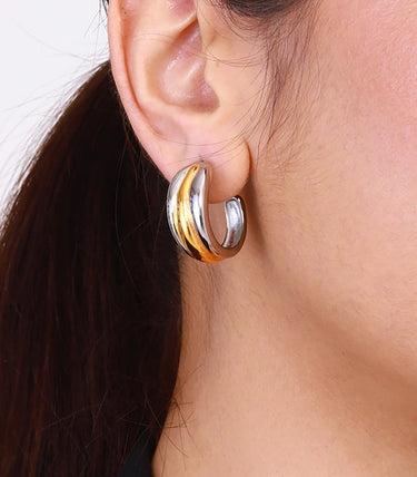 Triple layer обеци халки на винт