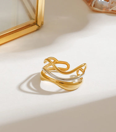 Triple layer wavy регулируем пръстен