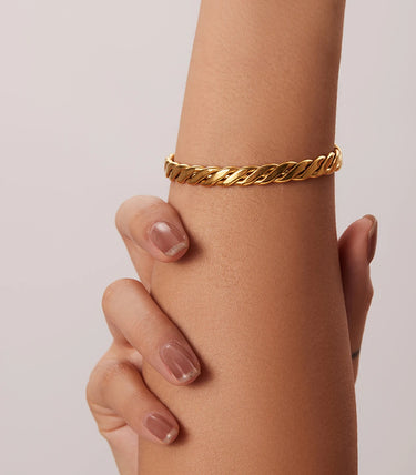 Твърда отворена гривна rope chain