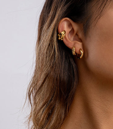 Wavy обеци халки